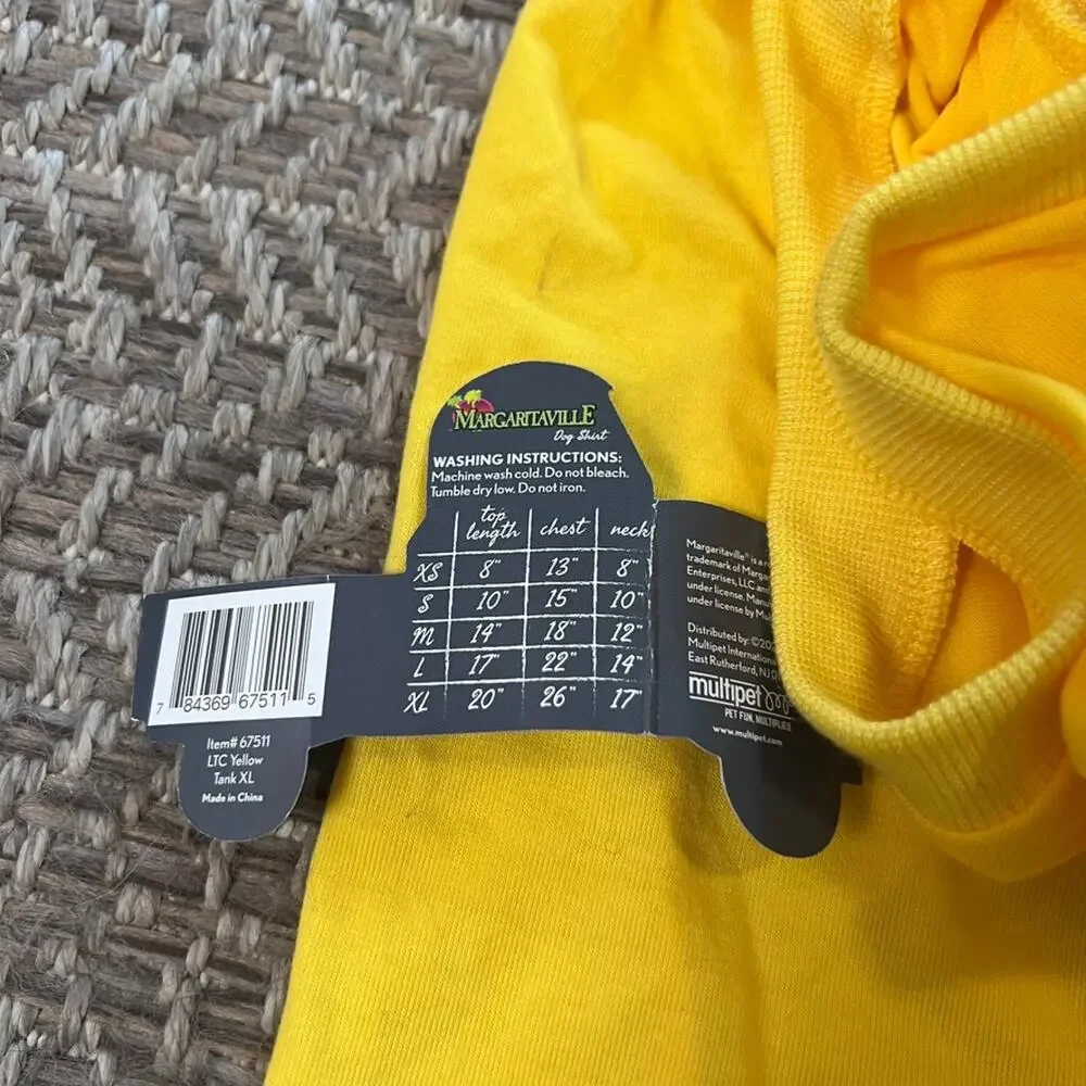 Margarittaville Dog Shirt Sz XL